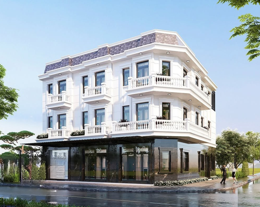 THIẾT KẾ KIẾN TRÚC BIỆT THỰ VƯỜN 3 TẦNG CỔ ĐIỂN - BẾN CÁT - BÌNH DƯƠNG